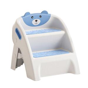 เก้าอี้บันไดแบบกะทัดรัดสำหรับเด็กห้องน้ำฐานกันลื่นตั้งอย่างรวดเร็วพับเก็บได้10วินาทีไม่เต็มเต็ง
