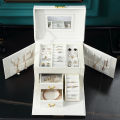Multifunction Leather Jewelry Box With Lock Watch Earrings Necklace Jewelry Storage Organizer Women Jewelry Case Organizer. 