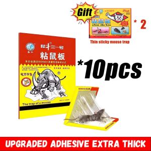 🔥Super Strong Adhesion🔥 Specialize in catching big rats ! mouse trap glue board Large Size Sticky Safe and harmless can be spliced and placed at will High Efficiency Sticky Mouse Board