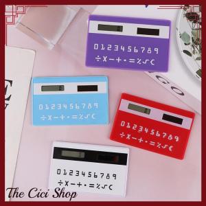 [The Cici Shop] Solar 8 Digit Calculator Student Mini Calculator Portable Slim Calculator Stationery Math Toys School Electronics Calculator