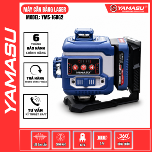 Máy Cân Bằng Laser 16 Tia Xanh YAMASU YMS-16DG2 Chip Sharp Nhật Đánh Cốt Nền Treo Cao Chính Hãng