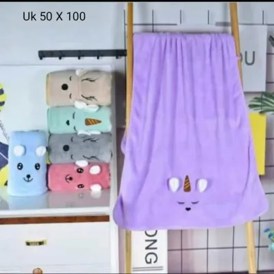Handuk Bayi Microfiber Super Lembut Karakter Asyam Baby