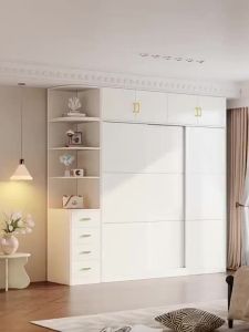 Wardrobe Sliding Door Solid Wood Closet/Storage Cabinet/Cupboard/Organizer
