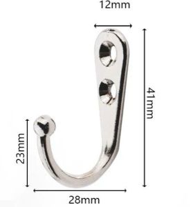 combo 5 cái móc treo tường inox quần áo khoác vật dụng nặng vít niken