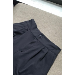 Daily Celana Wanita Korean High Waist Loose Cullote Panjang Knit Premium Petite Friendly Bawahan Panjang Casual