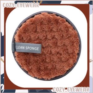 12CM Face Cleansing Sponge Puff Cleansing Make Up Remover Microfiber Reusable Skin Care Facial Washable Cosmetic Tool