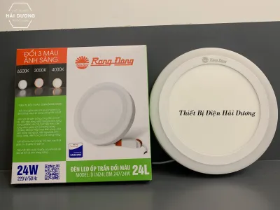 Đèn Led Ốp Trần Đổi Màu D LN24L DM 247/24W Rạng Đông