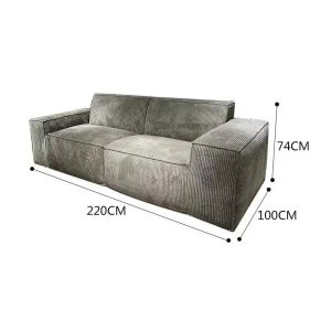 xpkQ Corduroy Creative Modern Living Room Sofas Nordic Luxury Art Compressed Sofa Interior Furniture Accessories Home Decor 2B5Z7