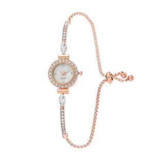 Jam Tangan Wanita Tali Rantai Serut Simple Elegant Jam Analog Fashion Korea Model Bulat/jam tangan wanita model terbaru/jam tangan model gelang serut/jam tangan fashion wanita cx03