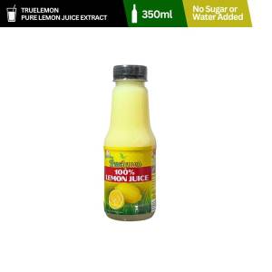 TrueLemon Premium Lemon Juice – Pure Lemon Extract in Fancy PET Bottle (1L / 500ml / 350ml) No Sugar