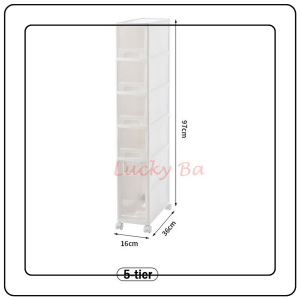 【JJ HOME】Movable Slim Drawer Rack/storage box