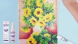 DOWMOO Diamond Painting Hardening Spray Water-free dust-proof anti-fall cleaning care agent handicrafts