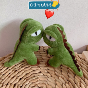 Móc khóa thú bông móc khóa khủng long ngộ nghĩnh dễ thương mềm mại dùng treo balo túi xách treo móc khóa PKCX05