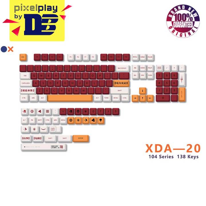 Royal Kludge Pbt Keycaps 138 Keys Xda 20 Lazada Ph