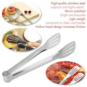Capit Gorengan Makanan/ Kue /Roti Stainless Steel 22cm /27 cm/ Capit Masak Goreng