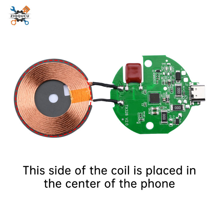 Ziqqucu 15W High Power Wireless Charger Module For PCB Wireless