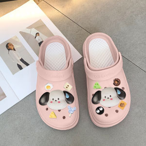 QXshop พร้อมส่งจากไทย รองเท้าแตะสุดน่ารัก รองเท้ายางนิ่มอย่างดี พร้อมแถมตัวการ์ตูนสุดโซคิ้วท์ ใส่ได้ทุกโอกาส แมทช์ได้กับทุกลุค กดด่วน