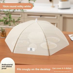 CHENJIE Mesh Food Cover Washable Foldable Dining Table Cover  Antibacterial Insect Proof Cover Home Kitchen