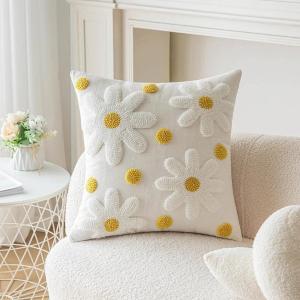 Hoa Ném Gối Vỏ Gối Hình Vuông Đơn Giản Sofa Vỏ Gối Dập Eo Đệm Trang Trí Nội Thất Giường 30x50 / 45X45cm2026