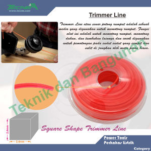 Trimmer Line / Senar Potong Rumput 50 meter