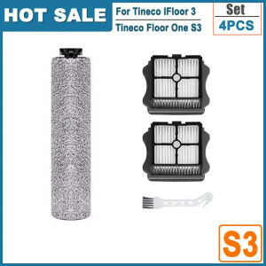 For Tineco Floor One S3 Tineco iFloor 3 Cordless Wet Dry Vacuum Cleaner Accessories Brushes Hepa Filter Roller Brush Spare Parts