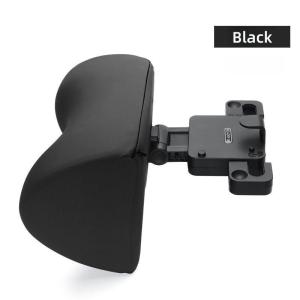 Adjustable Car Neck Support Pillow Memory Foam 360° Adjustable Headrest Cushion With Phone Holder
