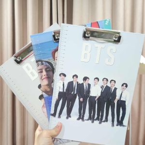 Bìa trình ký A4 nhóm nhạc BTS kẹp tài liệu bìa giấy ép