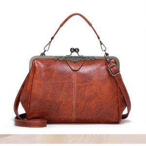 Beg pasang klasik wanita kapasiti besar satu bahu beg condong beg tangan kulit lembut