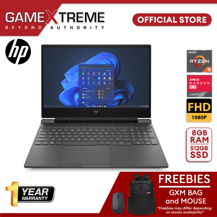 HP Victus 15.6" Gaming LaptopAMD Ryzen 57535HS8GB DDR5 MemoryAMD