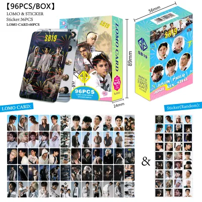 92pcs/box SB19 Cards Holographic lomo card holographic lomo cards Photocard