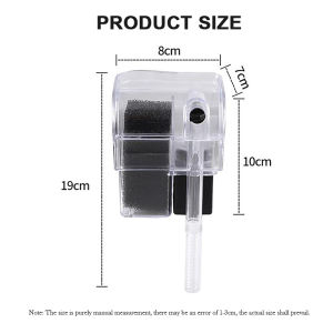 FYBEE 3 In 1 Aquarium Hang On Filter Waterfall Suspension Oxygen Pump Submersible Activated Carbon Aquarium Needs