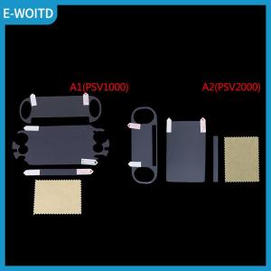 【E-WOITD】 Front and Back Screen Protector Film for PS Vita PSV1000 2000 HD-Transparent