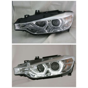 BMW 3 Series F30 13-15 Projector Head Lamp with Crystal Bar Driving Lamp [ One Pair Left & Right ]