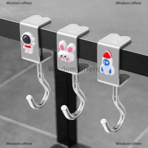 [COD] Wisdom-offere Adjustable Rotatable Removable Table Edge Storage Hook Office Desktop Hooks School Office Student Bag Water Bottle Hooks