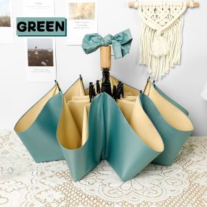 Sun Umbrella Womens Sun Protection UV Protection Sunny And Rainy Folding Umbrellas