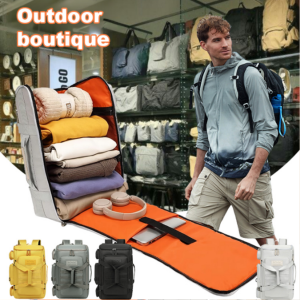 [Scientific Pressure Division] Multifunctional Large Capacity Travel Backpack Outdoor Expandable Laptop Backpack Vacuum Compression