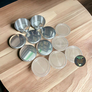 Phụ Kiện 2 Loại Nắp Nhựa Nắp Inox304 7cm Dánh Cho Khuôn Làm Bánh Flan Inox304 Cốc Đựng Sốt