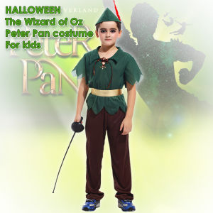 Juneteenth Childrens Green Goblin Childrens Mens and Womens Performance Costume Campus cosplay Stage Performance Costume Halloween Christmas Childrens Party Boys Green Goblin Peter Pan Peter Pan Performance Costume Peter Pan