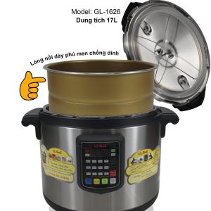 Nồi áp suất điện dung tích lớn nồi hầm công nghiệp chuyên dùng cho nhà hàng trường học nhà trẻ quán ăn đa chức năng nấu hầm tiện lợi nhanh tiết kiệm điện tiền hẹn thời gian nấu áp suất hầm theo nhu cầu