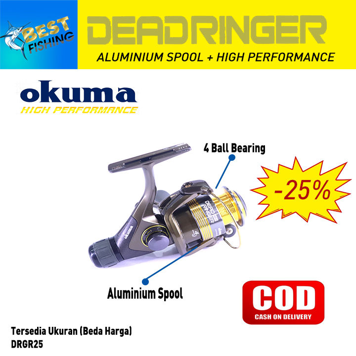 harga reel pancing merk okuma SA-8000A Salina Spinning Okuma Salina Spinning Reel MAKAIRA SPINNING REEL | OKUMA