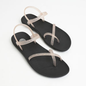 GOFORT GLITTER Sandal Jepit Wanita Tali Belakang Ringan Untuk Sehari hari Sendal Cewe Kekinian Terbaru Casual LELA NOIR