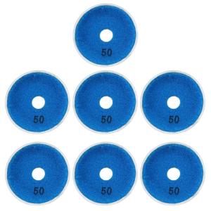 7pcs chuyên nghiệp 4inch 100mm ướt Mài đĩa để đánh bóng đá cẩm thạch phục hồi phụ kiện