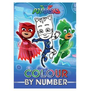 PJ Masks Colour by Number Colouring Book (64 Pages)