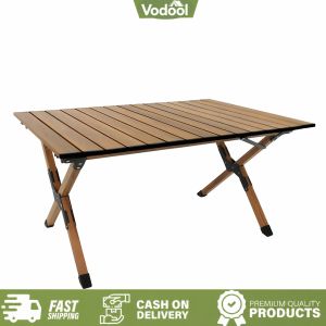 [VSC] Aluminum Alloy Camping Table Roll-Up Portable Picnic Table Camp Table for Outdoor Camping Picnic Beach