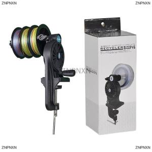 [COD] ZNPNXN เครื่องม้วนสายเบ็ดตกปลาแบบพกพาเครื่องม้วนเอ็นตกปลาแบบปรับได้เครื่องม้วนสายเบ็ดสำหรับแท่งหนา บาง