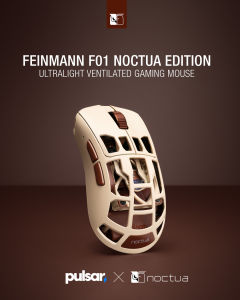 # PULSAR FEINMANN F01 NOCTUA EDITION GAMING MOUSE XS-2 Sensor / 8K Polling / 40mm Noctua Fan