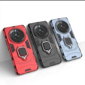 Jencase Ring Case for Realme 12 Pro Plus 12 Plus 14 Pro 12 Pro Plus 5G 14X 5G C11 2020 C3 4G Shockproof Case Armor Ironman Car Holder Stand Magnetic Suction Bracket Finger Ring Kickstand TPU + PC Protective Hard Case