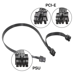 8Pin To 6+2pin Graphics Module Cable Suitable for Corsair PCIE GPU Power Cord