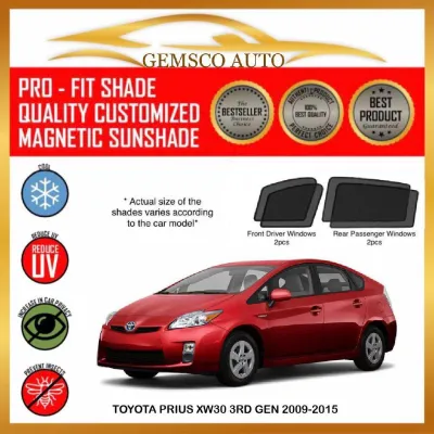 Toyota Prius XW30 2009 - 2015 ( 4 pcs ) Car Magnetic Sunshade