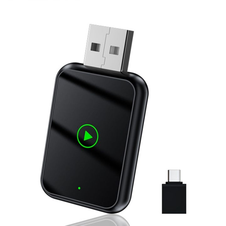2025 Wireless Carplay Adapter Für IPhone - Converts Wired To Wireless Carplay Adapter, Mini Plug & Play Carplay For Cars From 2017 & For IPhone IOS 10+, USB & Type-C